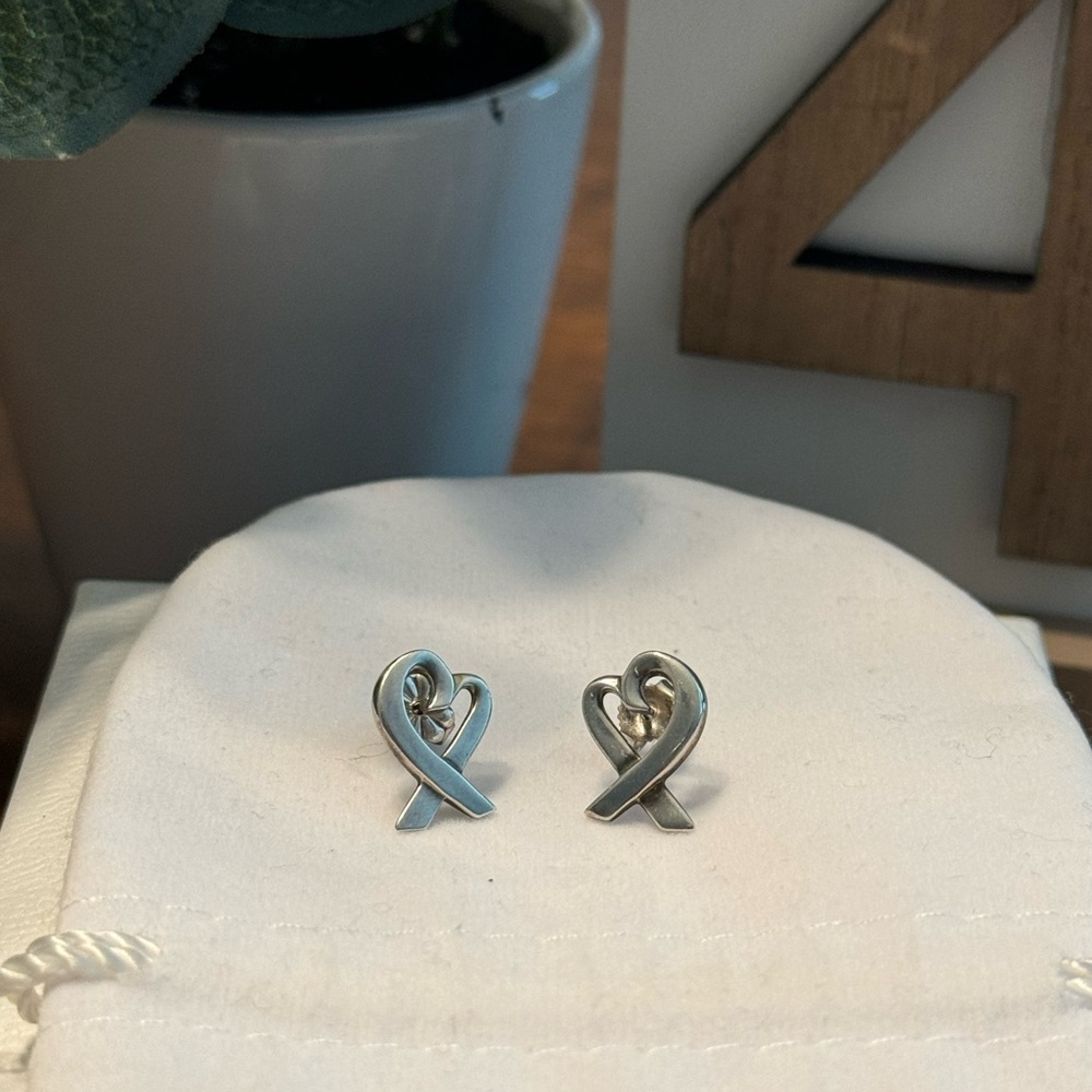 Tiffany & Co Bow Stud Earrings